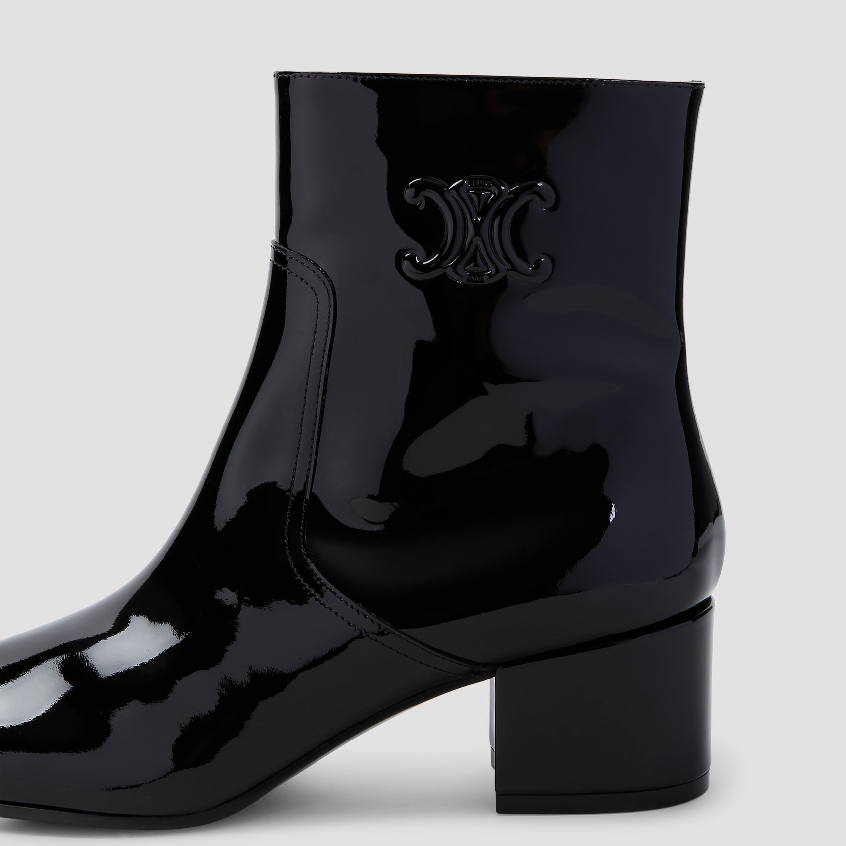 CELINE Triomphe Zipped Boots for Women