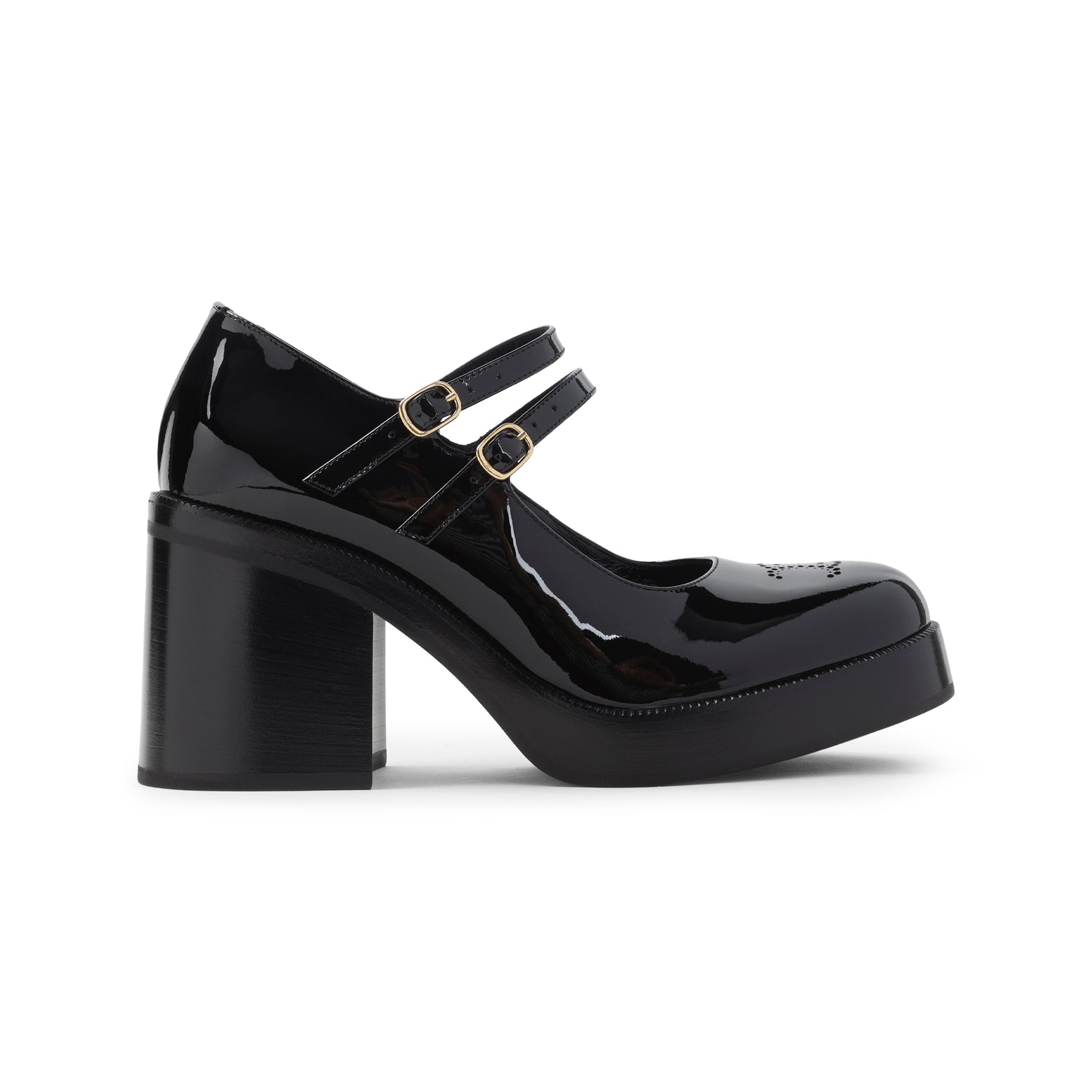 CELINE Perforated 90 Babies Decolletes Pumps