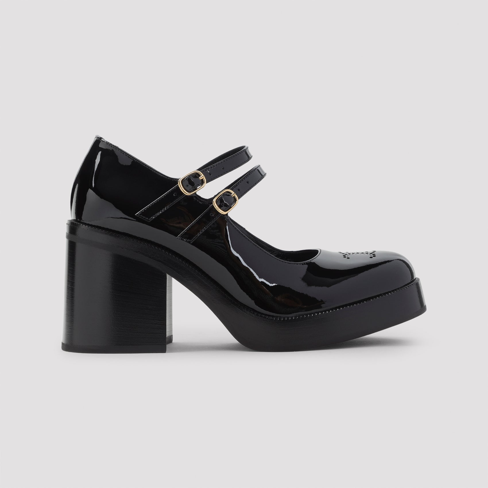 CELINE Perforated 90 Babies Decolletes Pumps