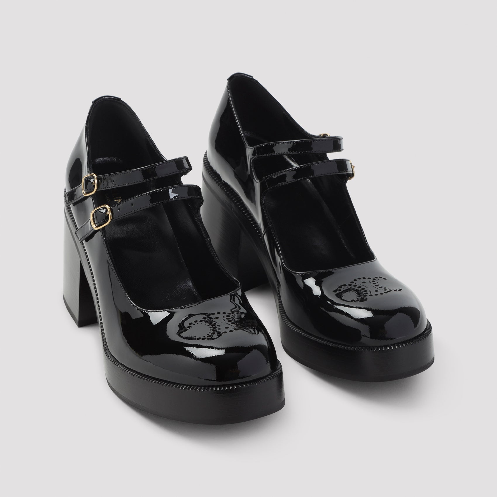 CELINE Perforated 90 Babies Decolletes Pumps