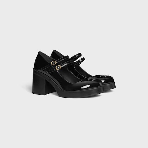 CELINE Triomphe Perforated Mini Sandals for Women