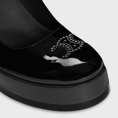 CELINE Triomphe Perforated Mini Sandals for Women