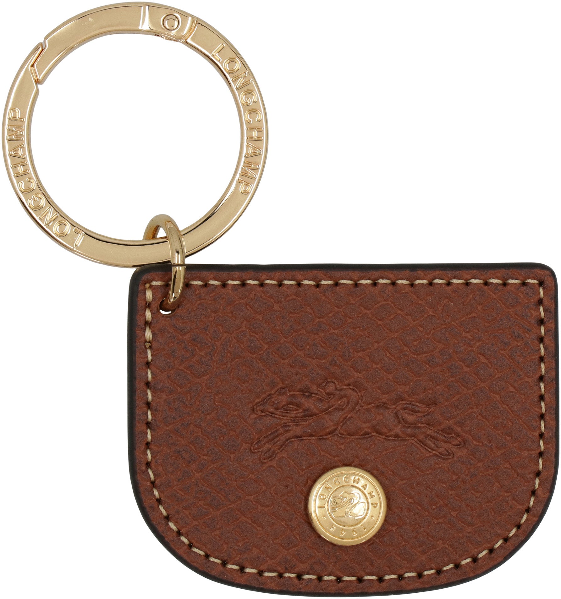 LONGCHAMP Mini Leather Keychain - Elegant and Functional
