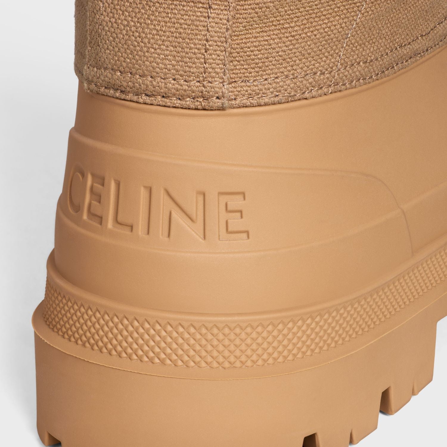 CELINE Lace-Up Boot with Triomphe Design for Women