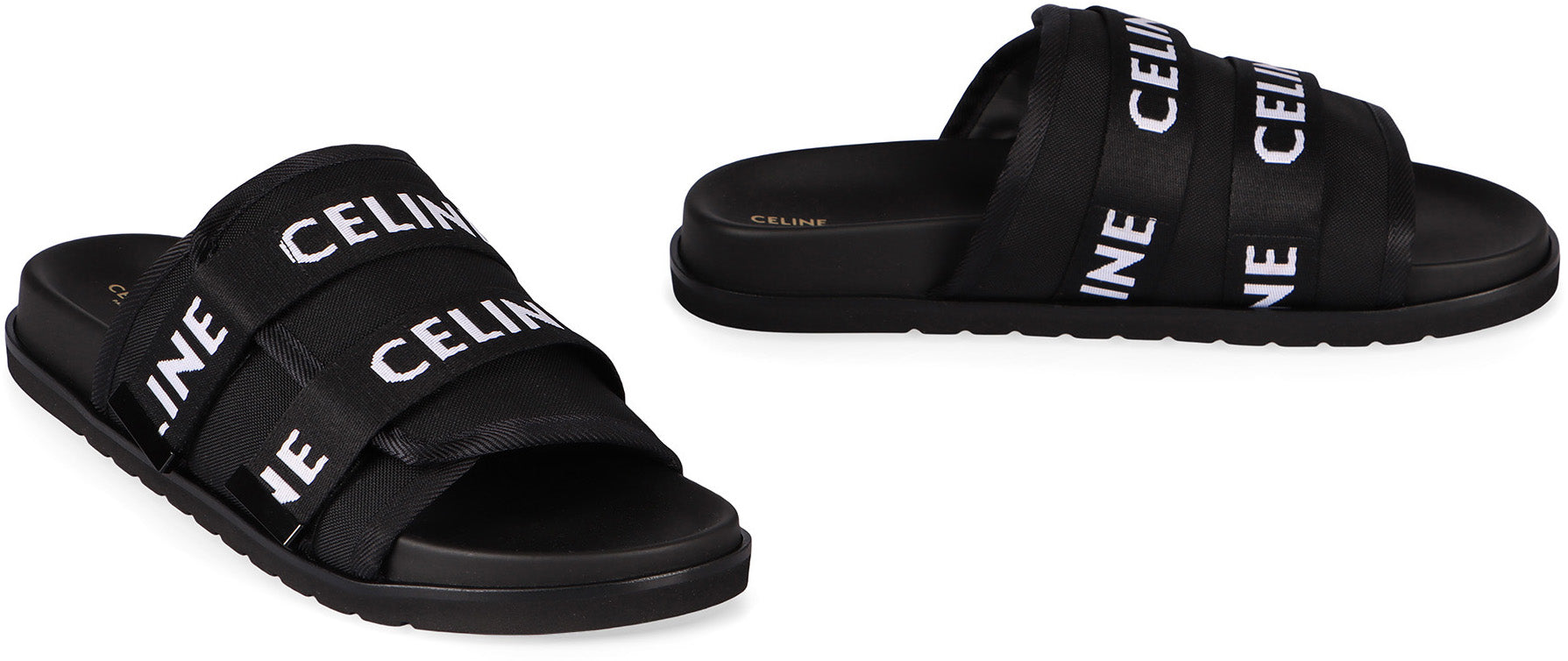 CELINE Logoed Straps Slide Sandals for Men