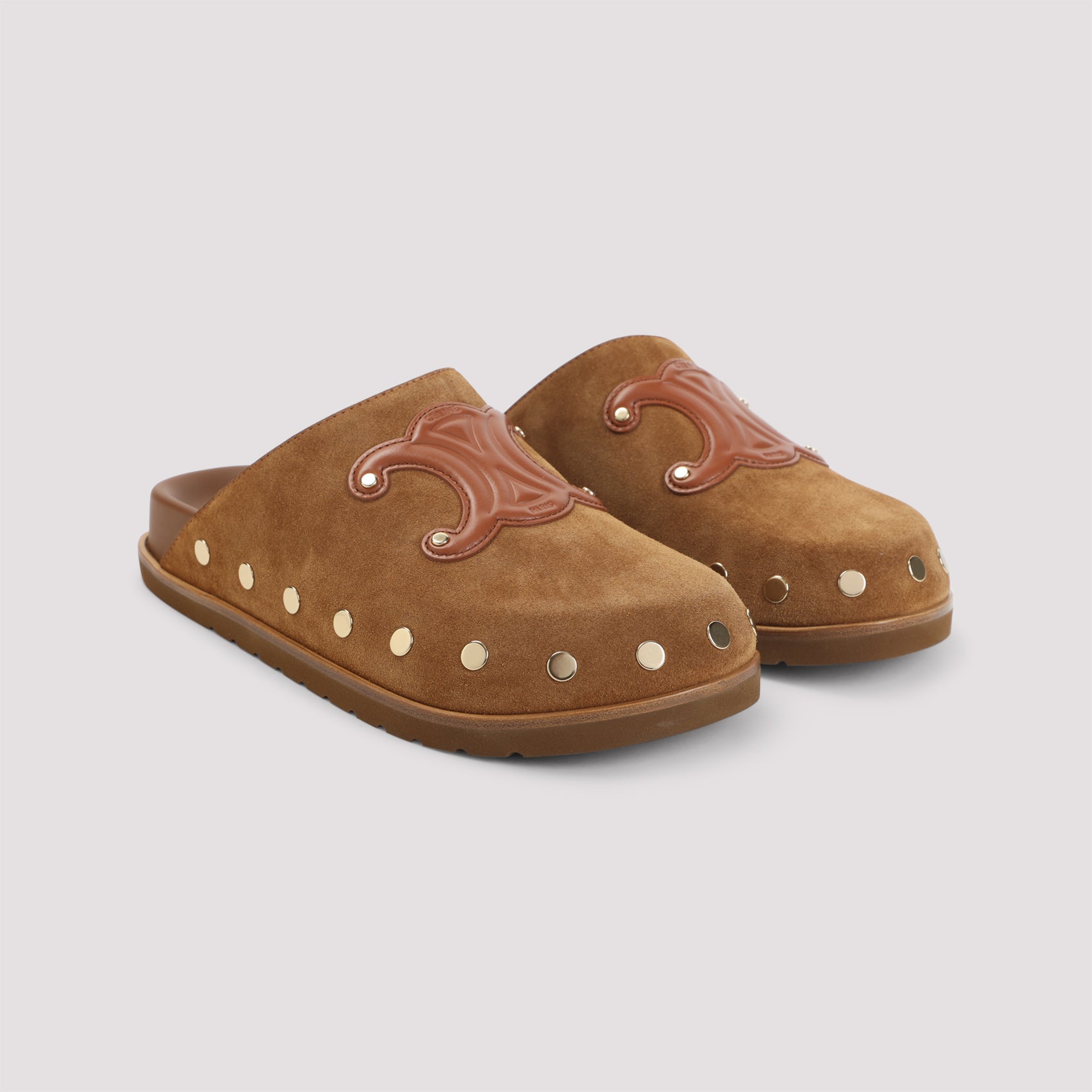 CELINE Triomphe Wedge Flats for Women