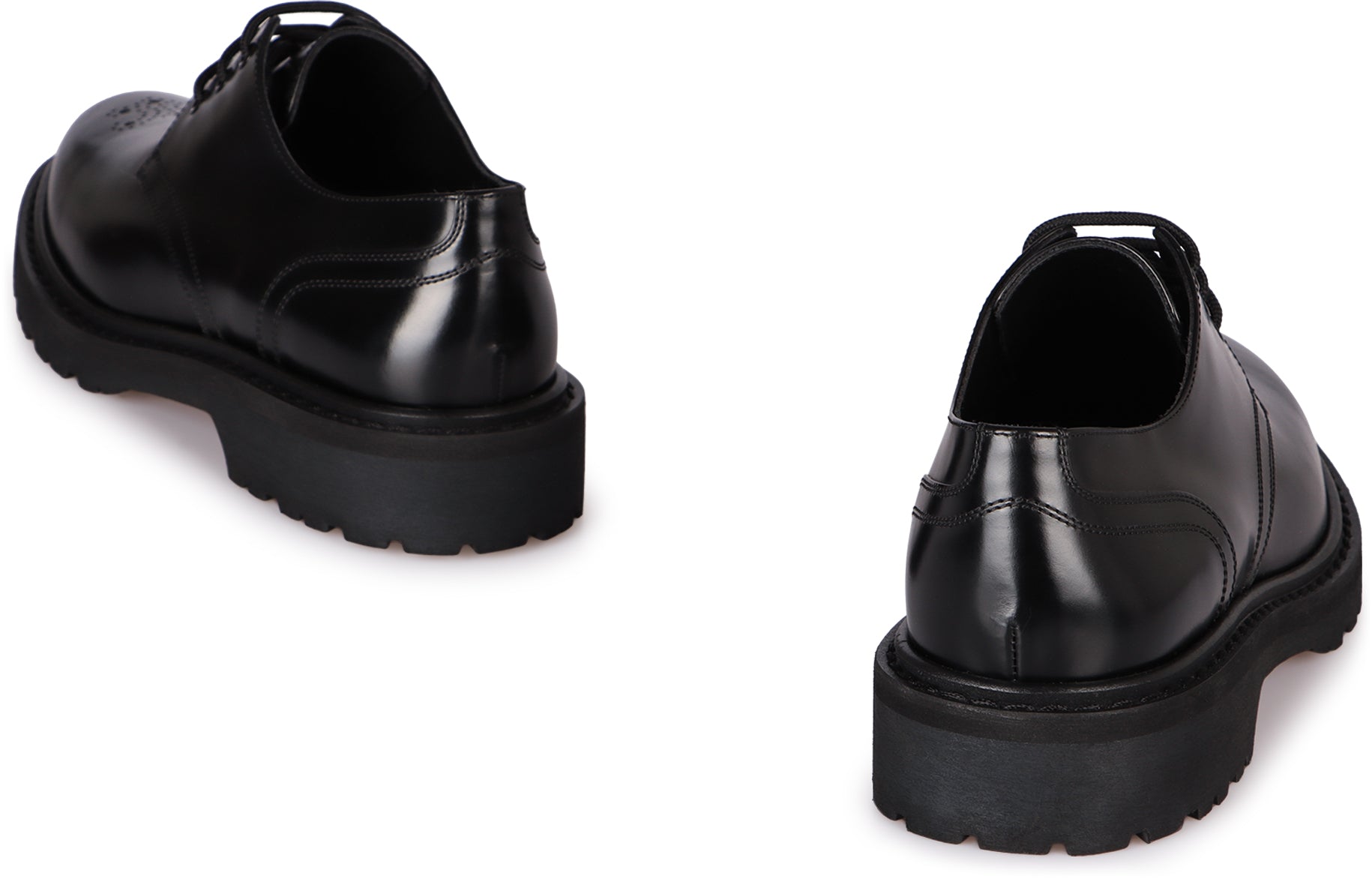 CELINE RANGERS LEATHER LACE-UP Derby Dress Shoes SHOES