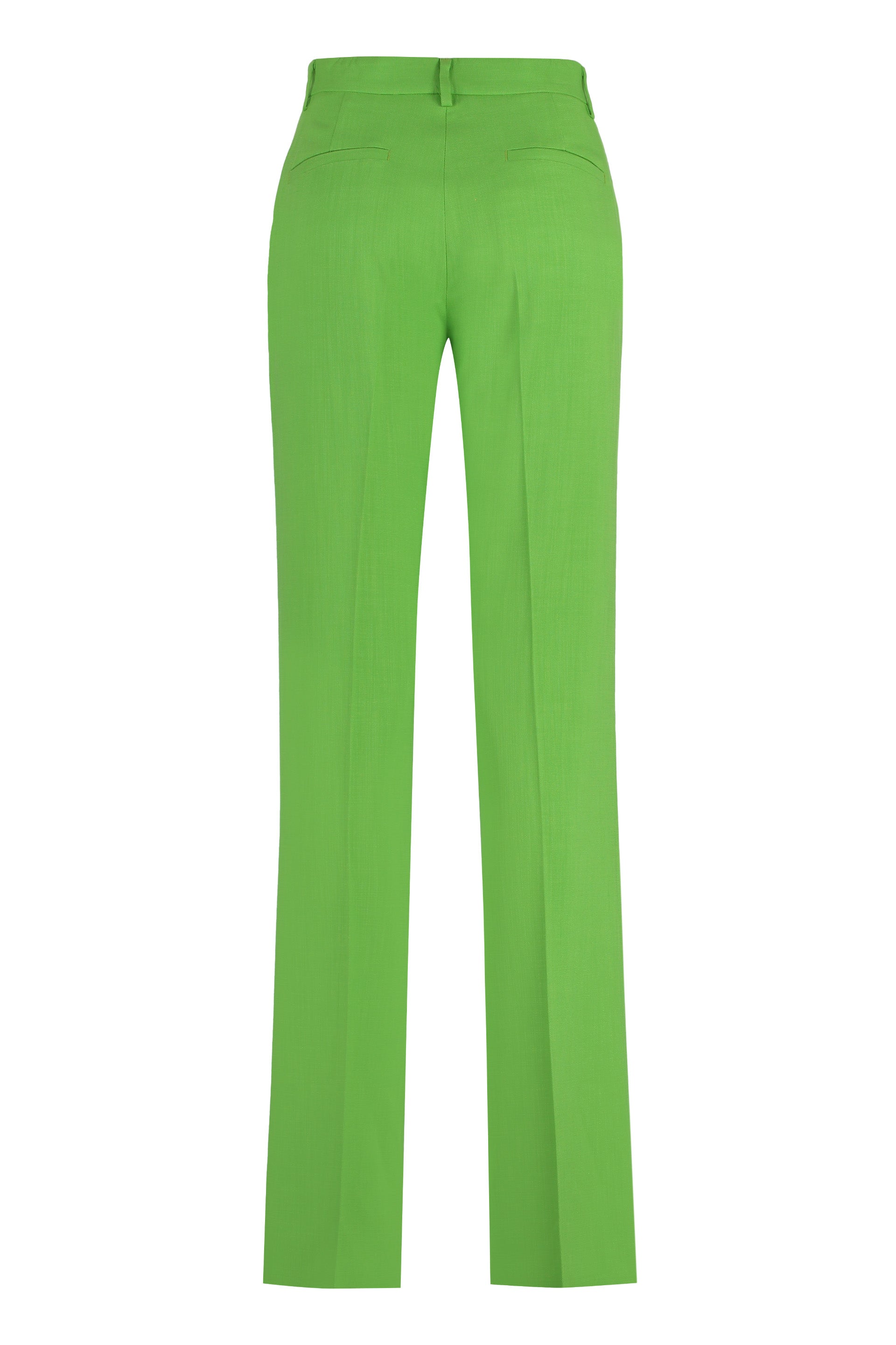 MSGM Flared Viscose Trousers for Women