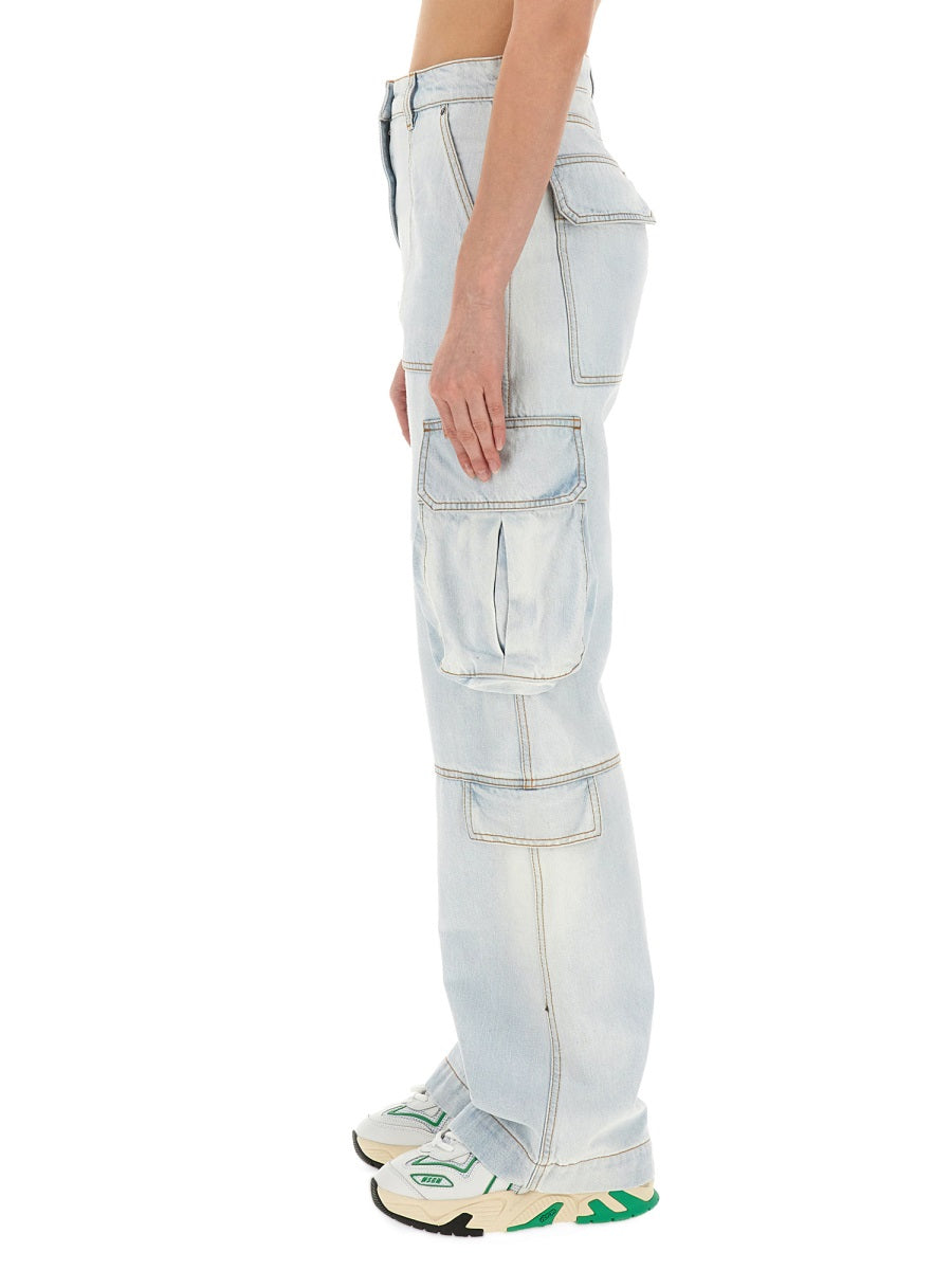 MSGM Women's Cargo Pants Size 40 - Cotton Comfort for SS24