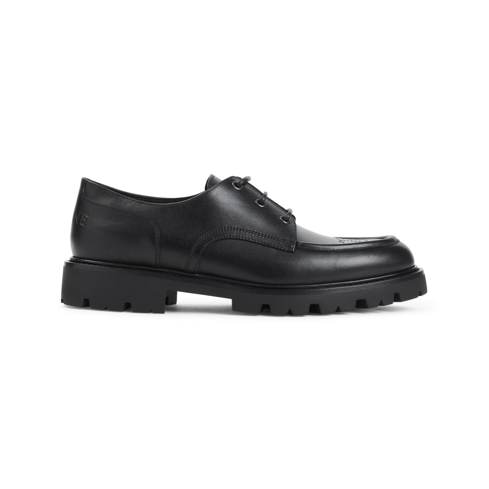 CELINE Men's Derby Dress Shoes in Shiny Bull Leather - FW25