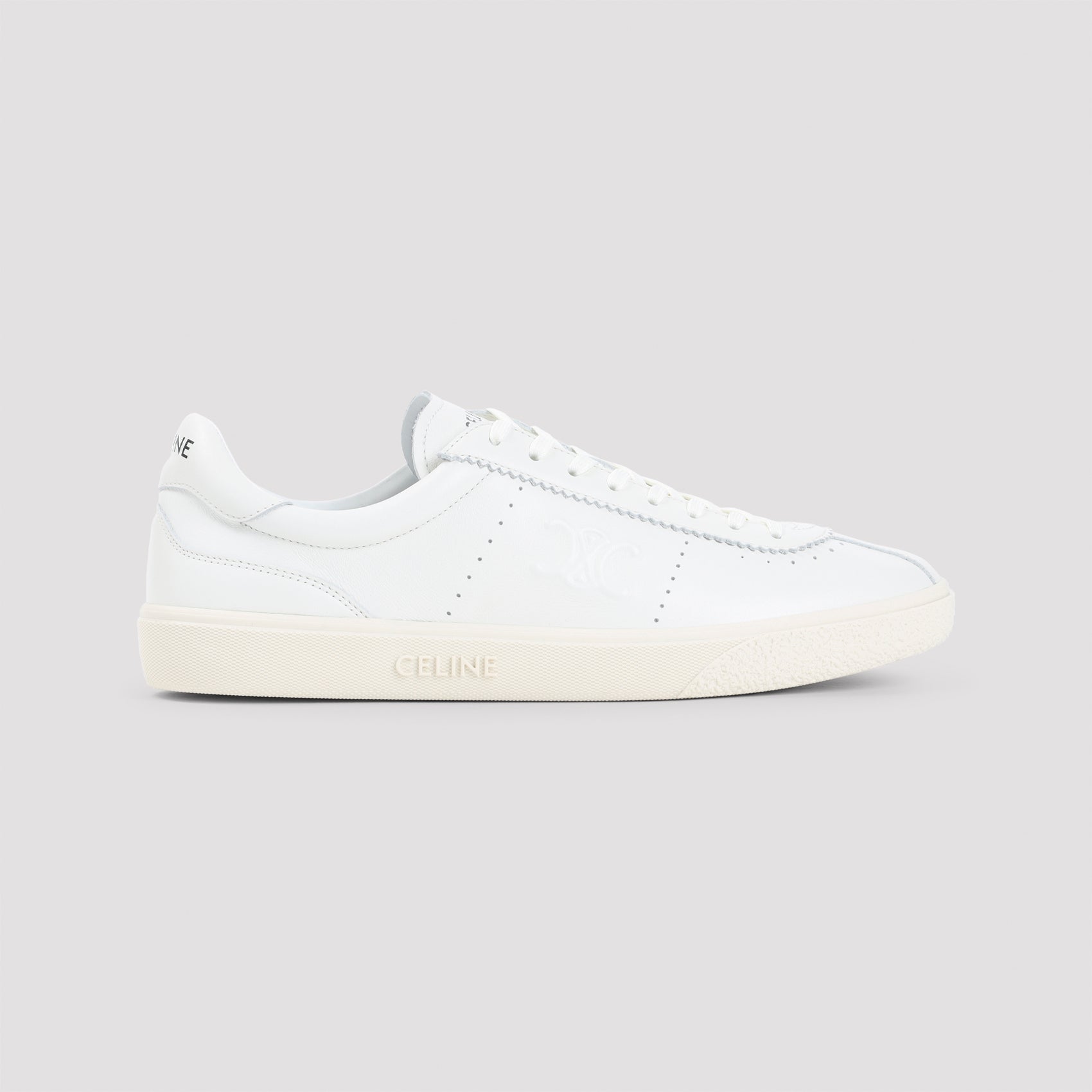 CELINE Low Lace-Up Sneakers with Triomphe Detail for Men