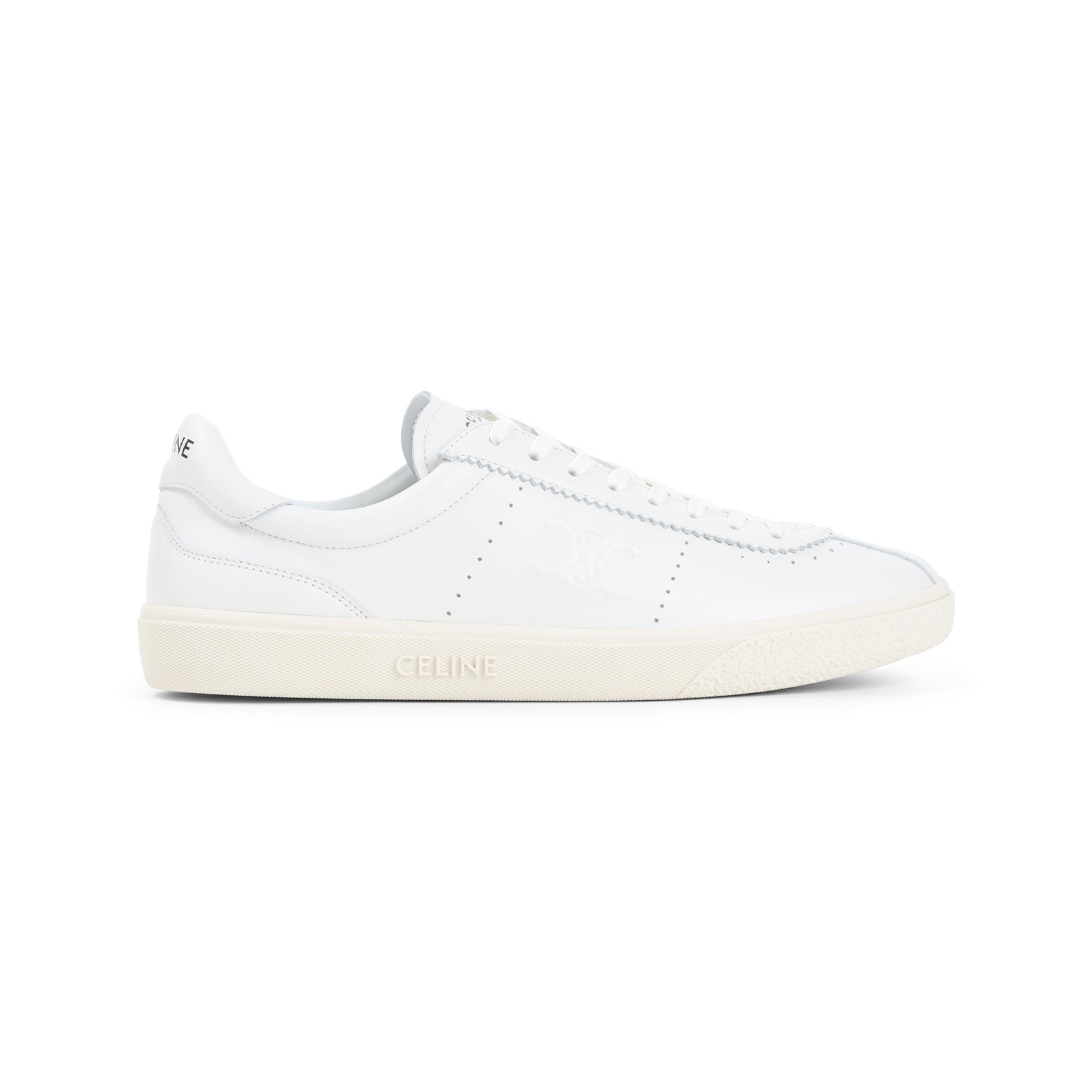 CELINE Low Lace-Up Sneakers with Triomphe Detail for Men