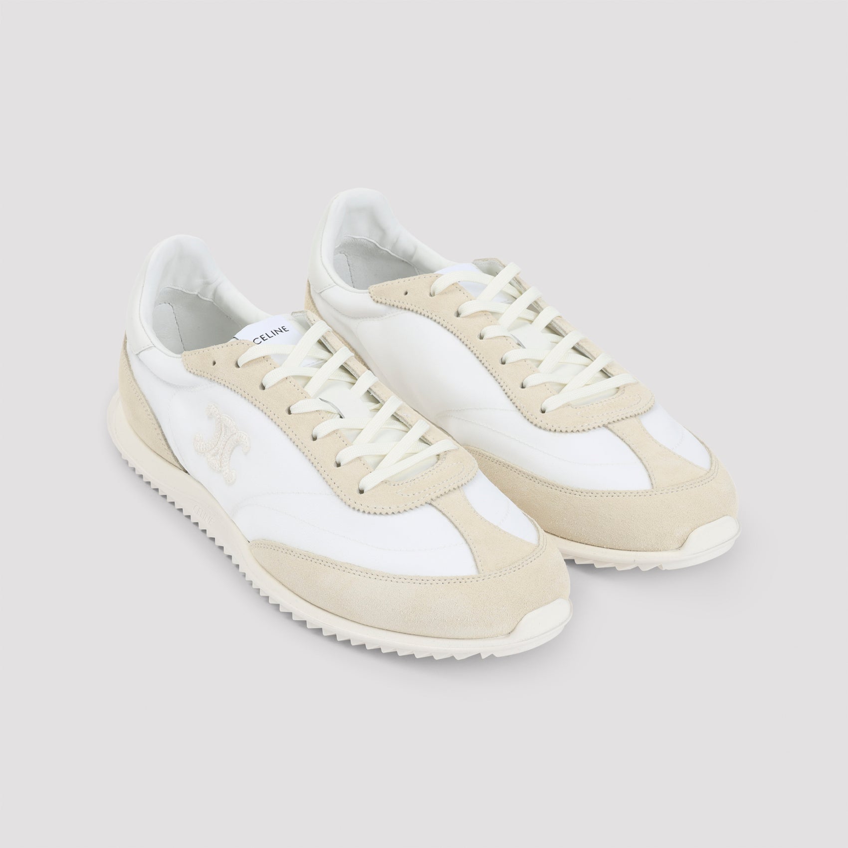 CELINE Low Lace-Up Sneaker with Triomphe