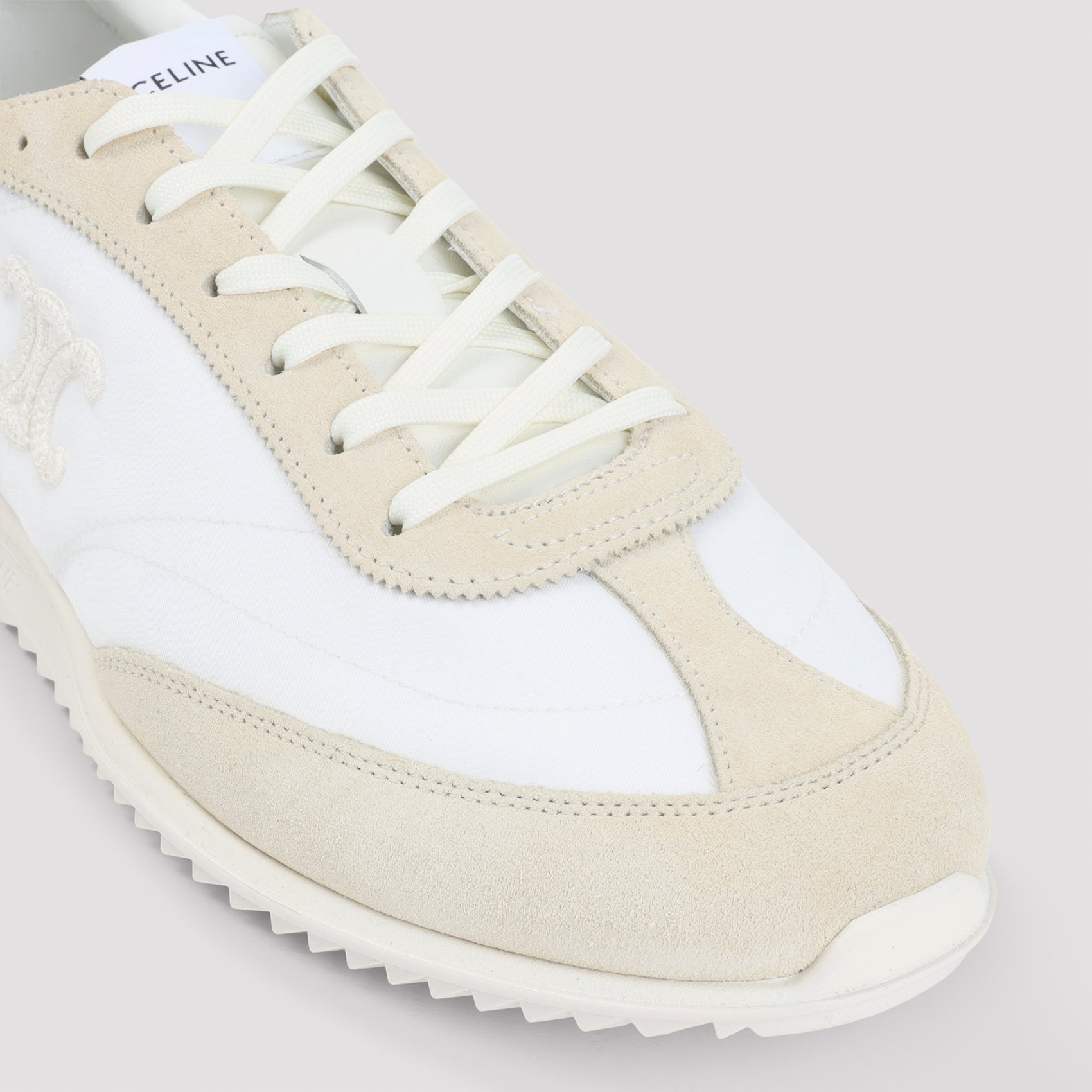 CELINE Low Lace-Up Sneaker with Triomphe