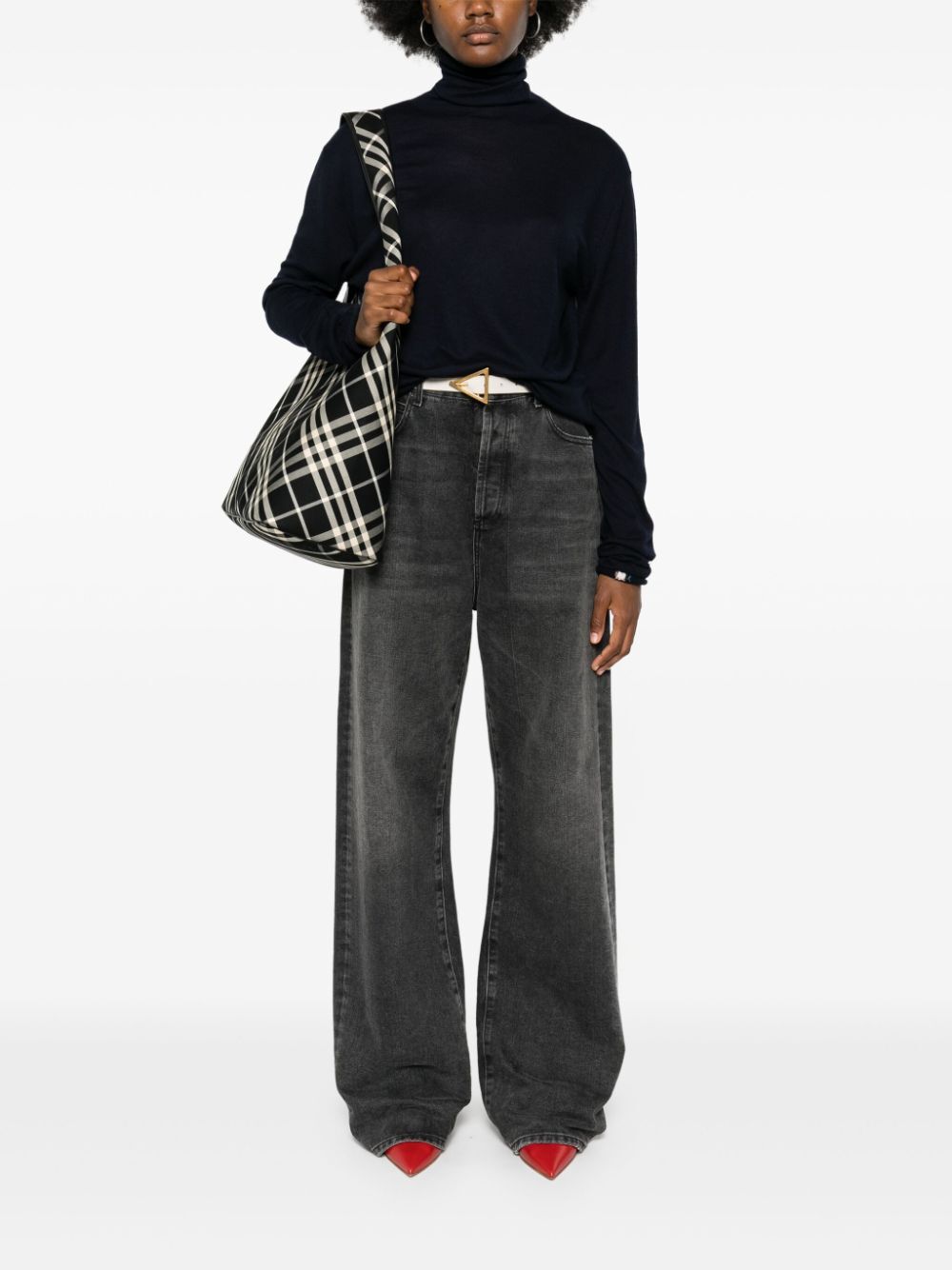 EXTREME CASHMERE Delicate Cashmere Sweater N°365 Thunder