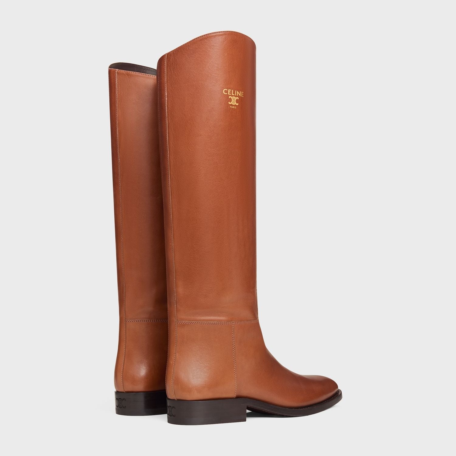 CELINE Calfskin Riding Boot