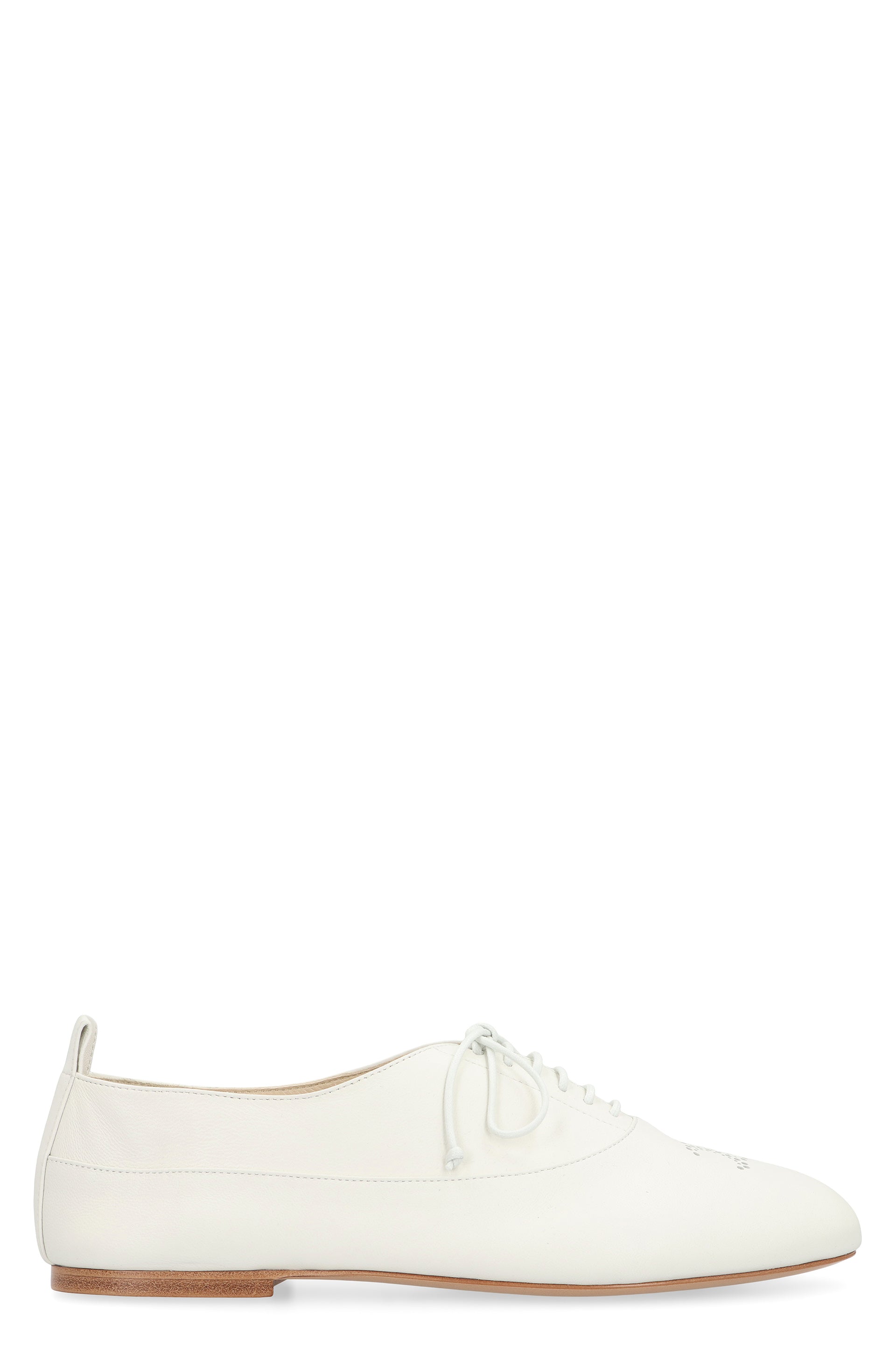 CELINE Elegant Leather Lace-Up Shoes for Women