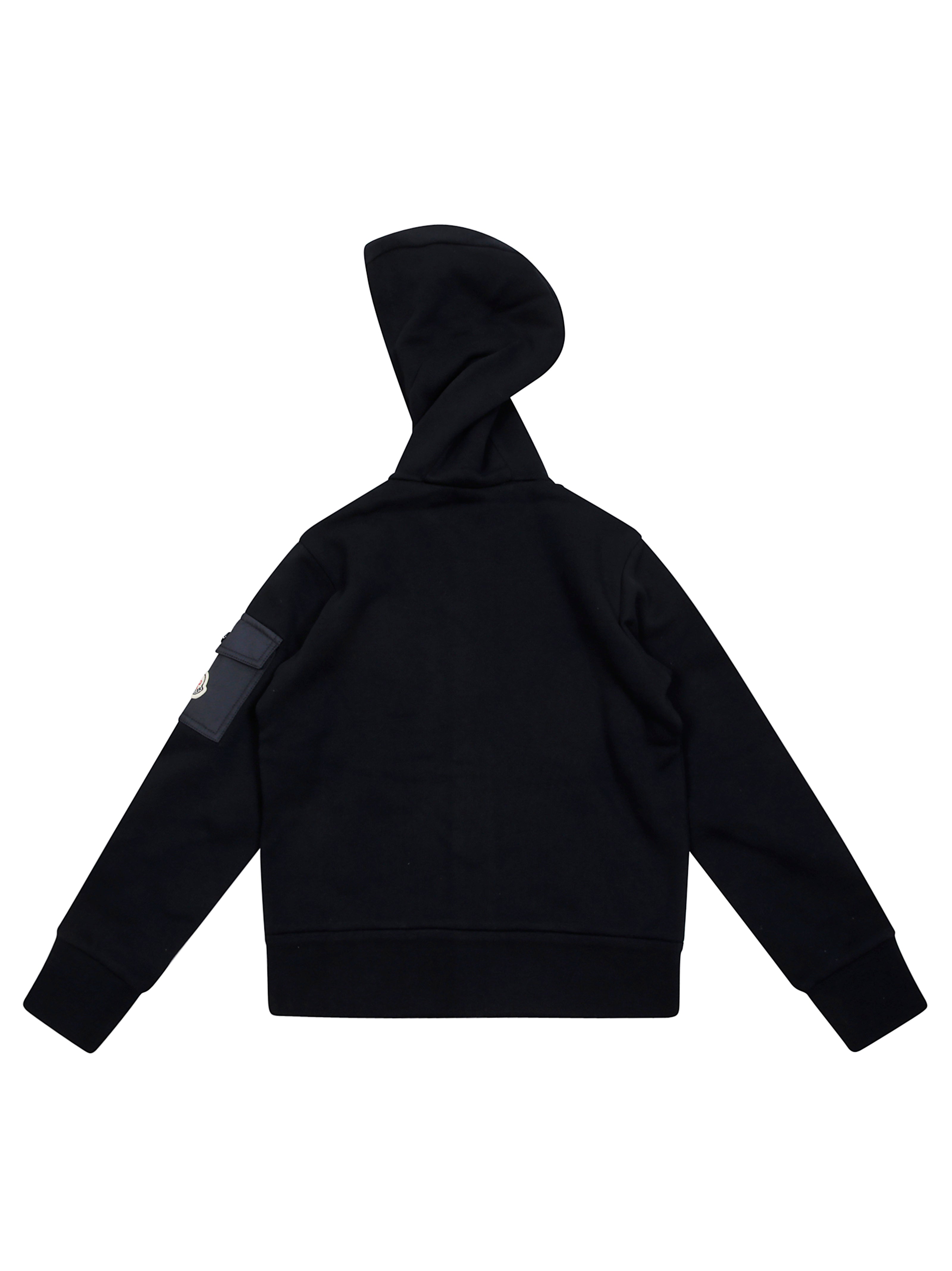 MONCLER Zip-Up Mini Hoodie Sweatshirt
