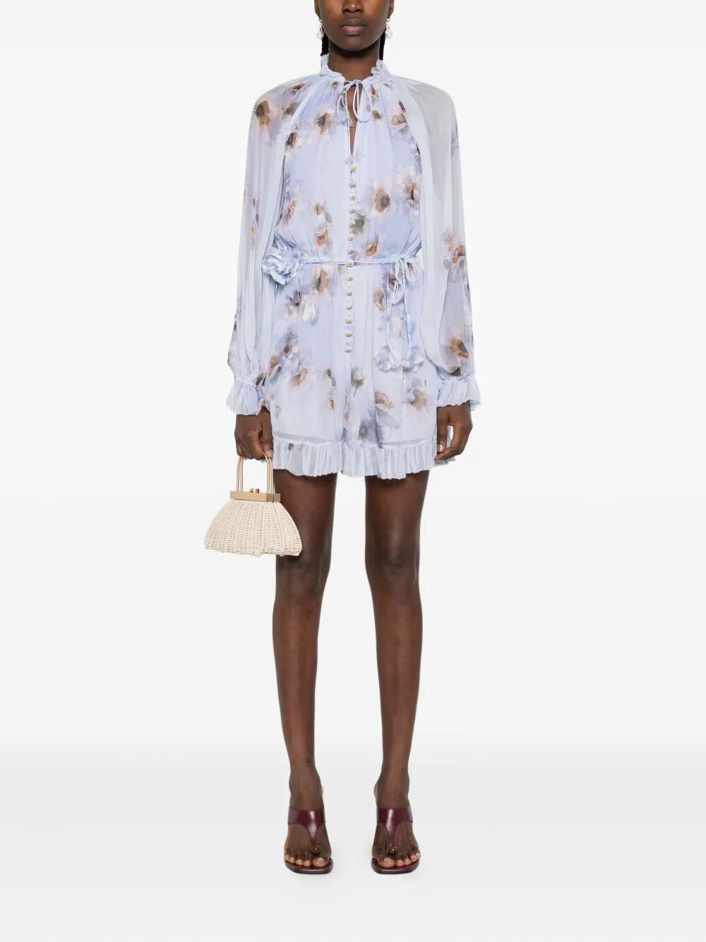 ZIMMERMANN Hypnotic Floral Mini Dress