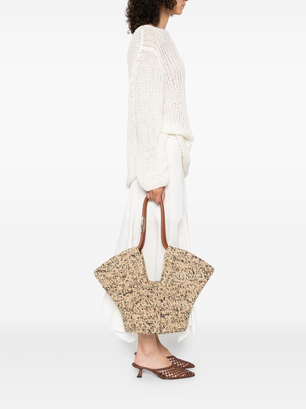 ZIMMERMANN Medium Raffia Tote Handbag