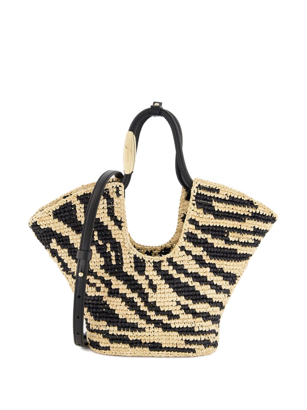ZIMMERMANN Golden Mini Rafia Tote Handbag