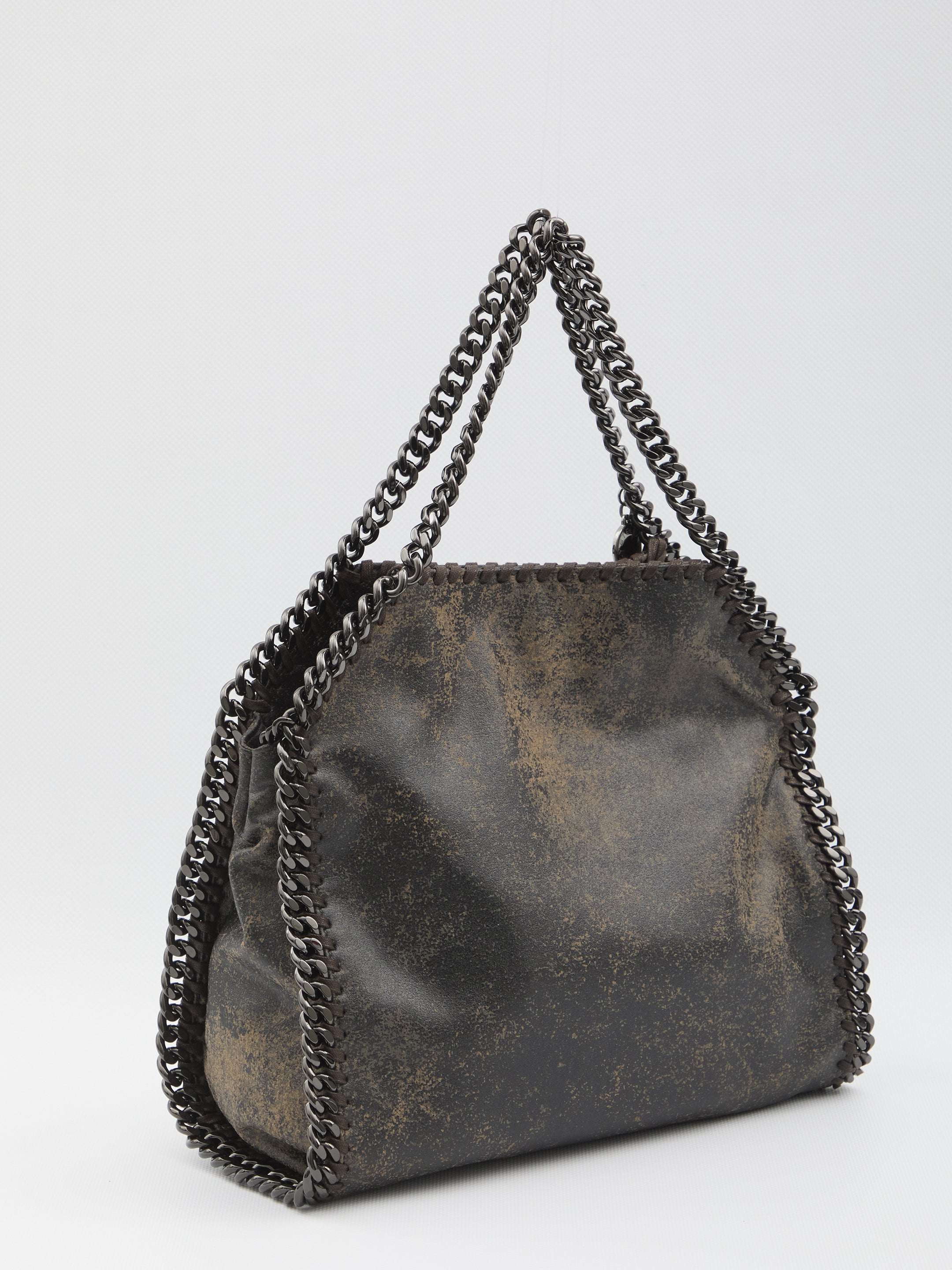 STELLA MCCARTNEY Mini Tote Handbag with Distressed Effect