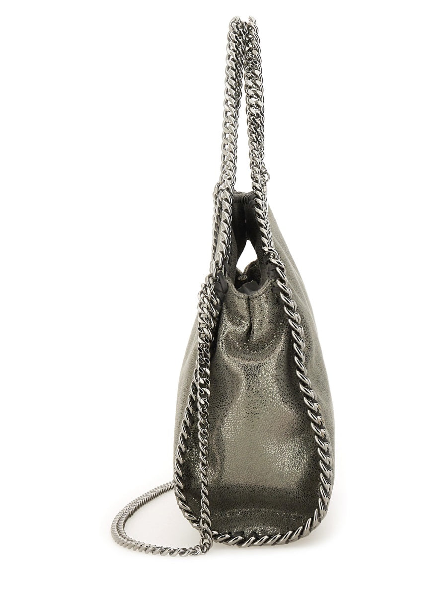 STELLA MCCARTNEY Magnetic Fastening Handbag with Cable-Link Chain