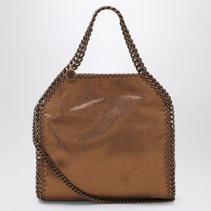 STELLA MCCARTNEY Mini Metallic Effect Eco-Leather Tote Handbag