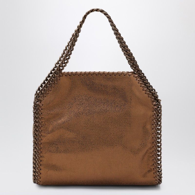 STELLA MCCARTNEY Mini Metallic Effect Eco-Leather Tote Handbag