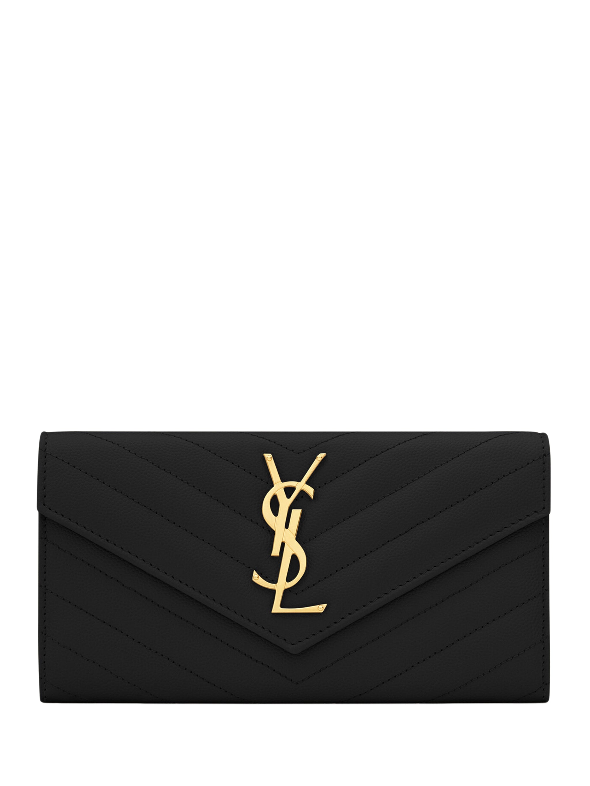 SAINT LAURENT Monogram Large Wallet 11cm x 19cm