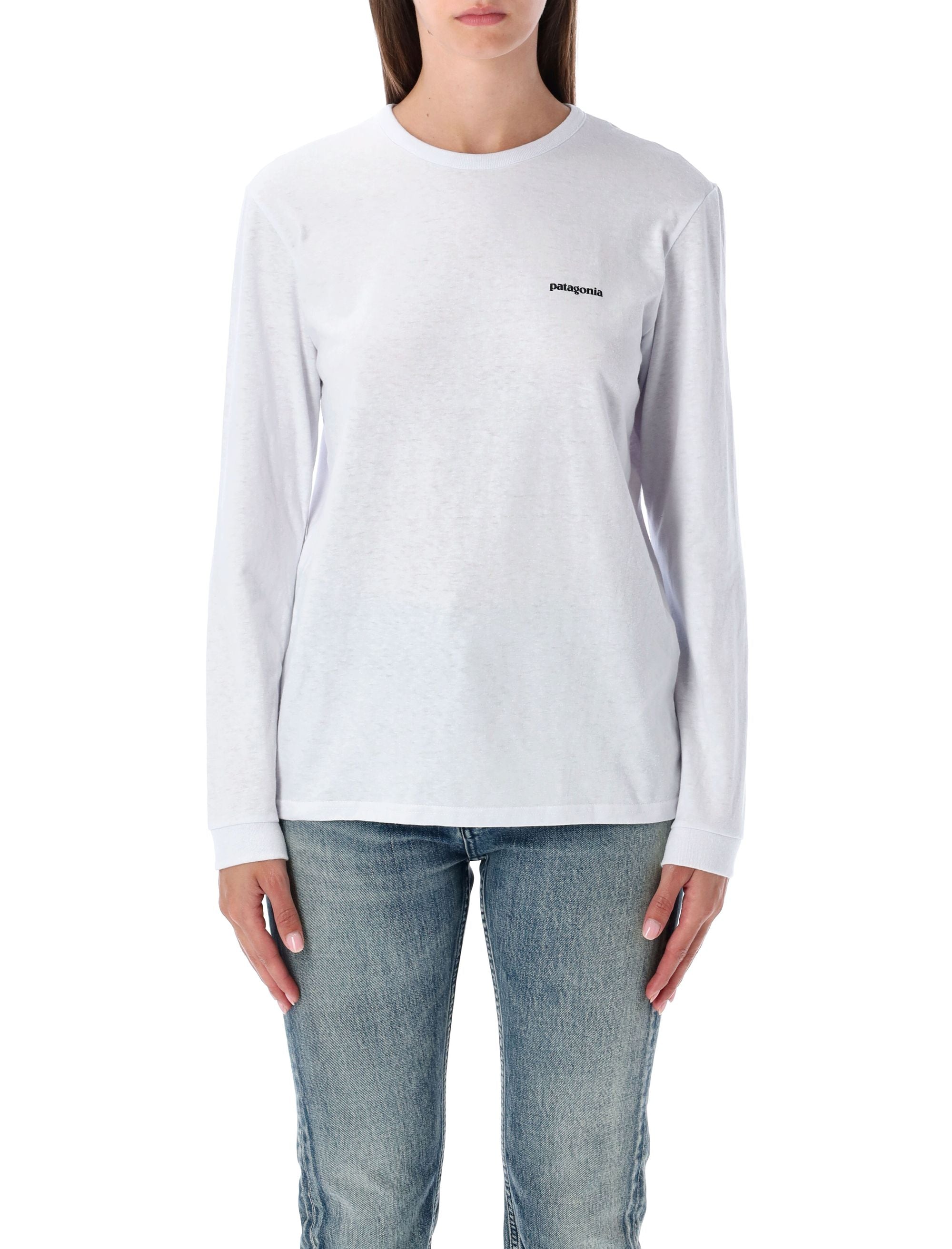 PATAGONIA P-6 Logo Long-Sleeved Recycled T-Shirt