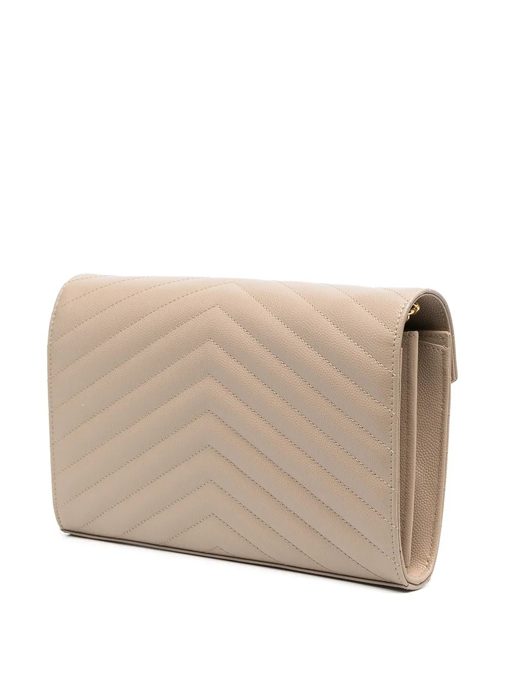 SAINT LAURENT Classic Quilted Mini Clutch with Removable Chain