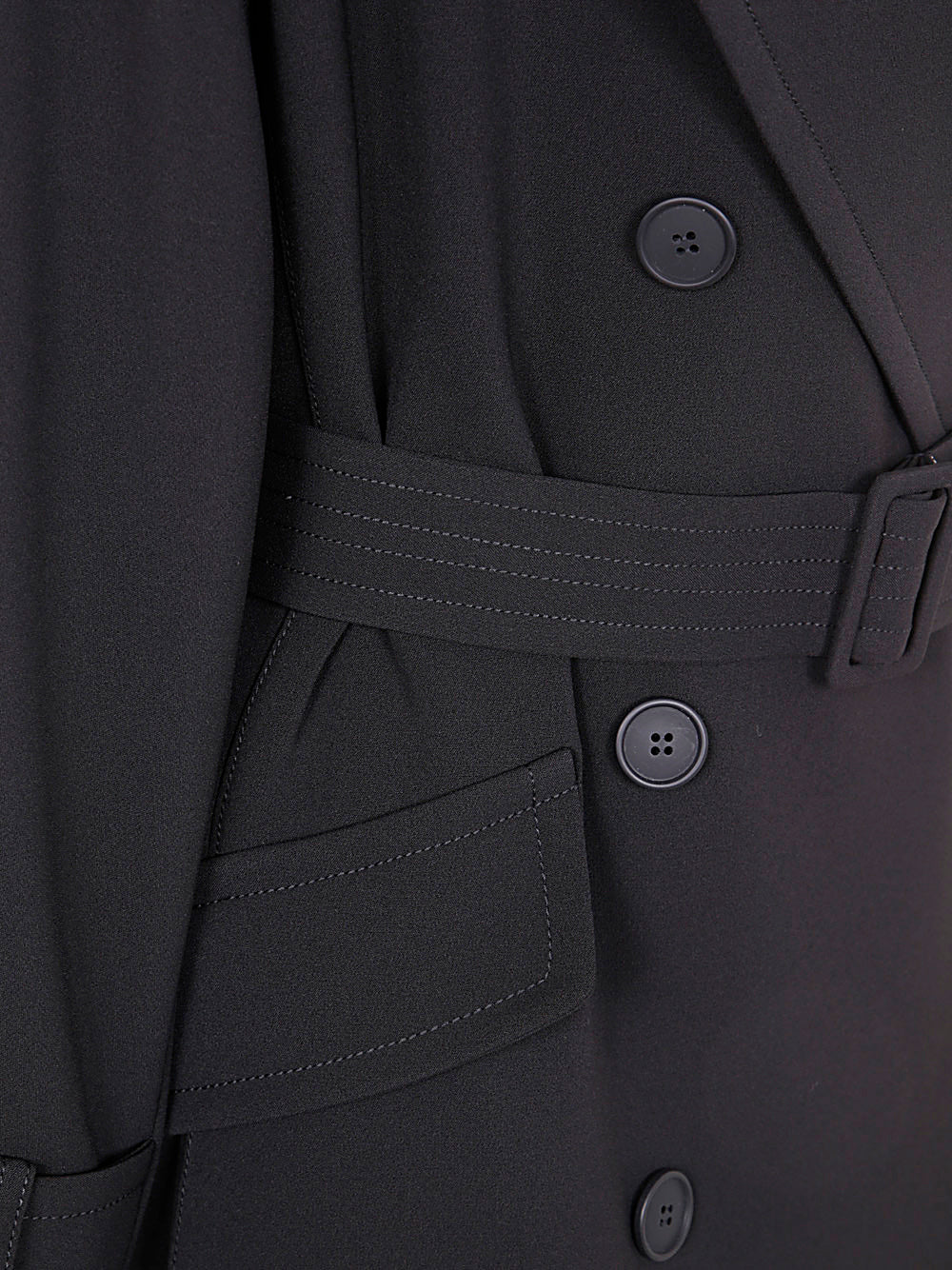 DRHOPE Stylish Mini Trench Coat for Women - Autumn/Winter 2024