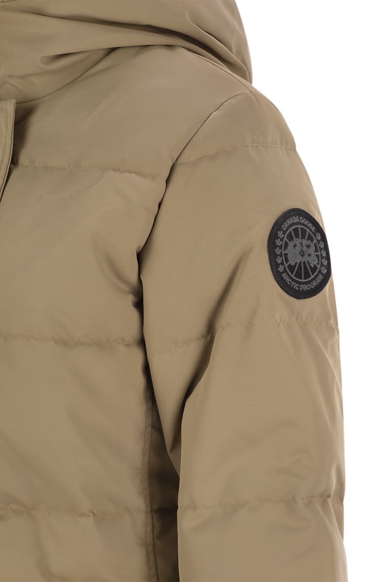 CANADA GOOSE Women’s Padded Parka Jacket with Black Badge