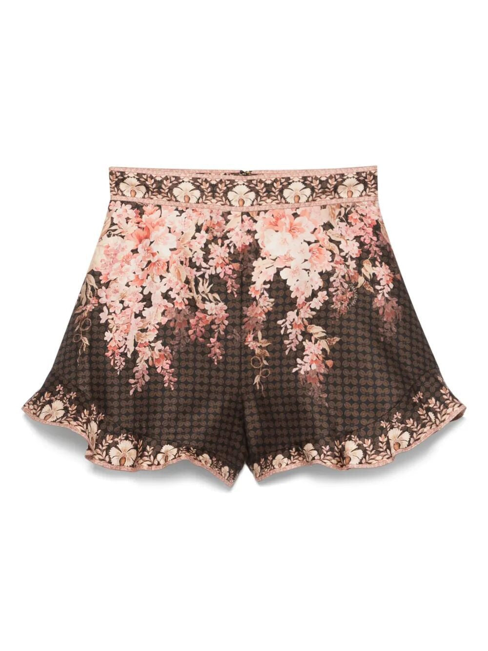 ZIMMERMANN Illuminate Flutter Mini Silk Blend Shorts