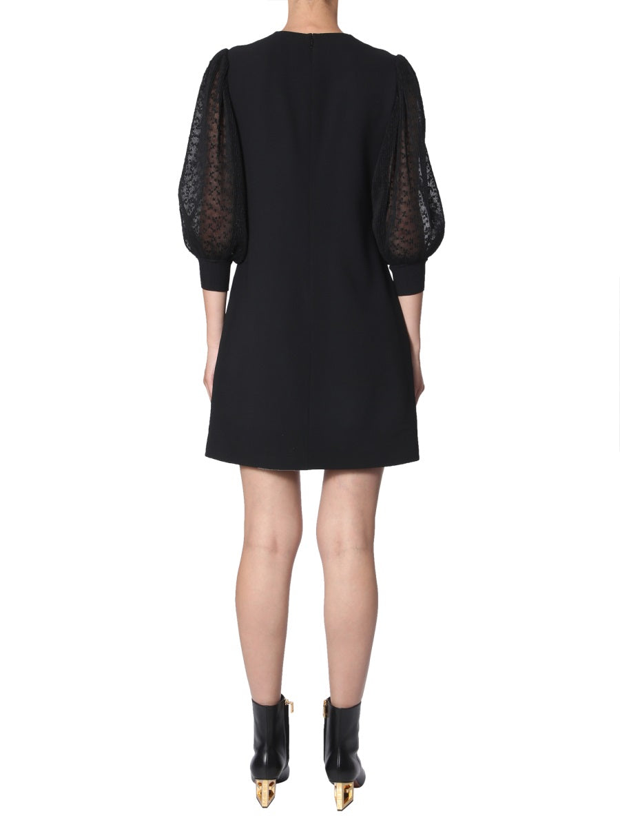 GIVENCHY Chic Dress with Pleated Sleeves