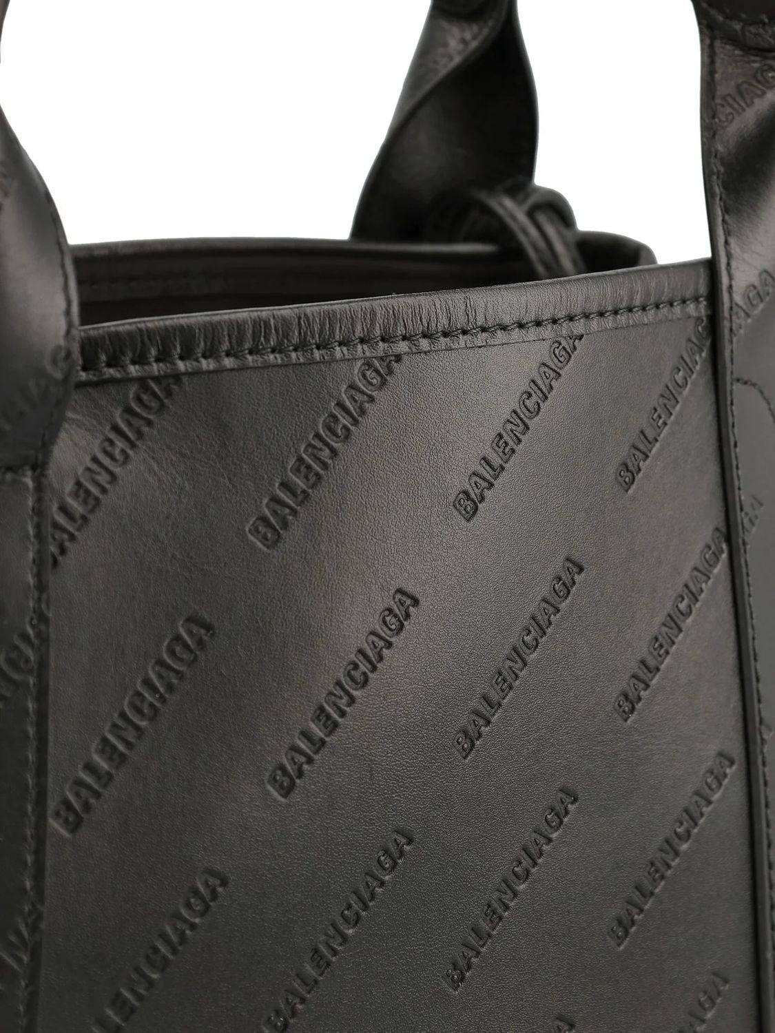 BALENCIAGA Mini Leather Basket Handbag for Women