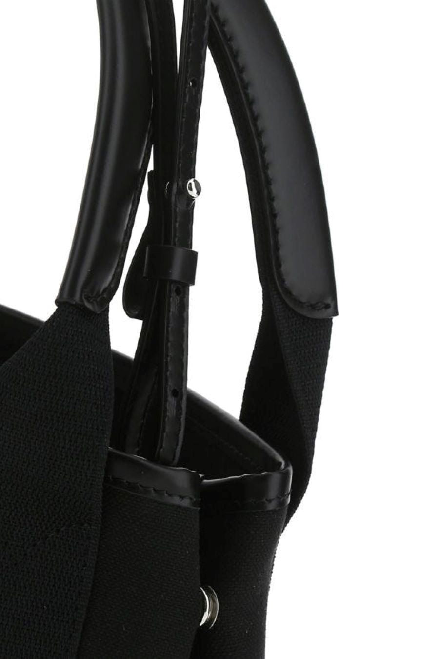 BALENCIAGA Mini Canvas Basket Handbag for Women