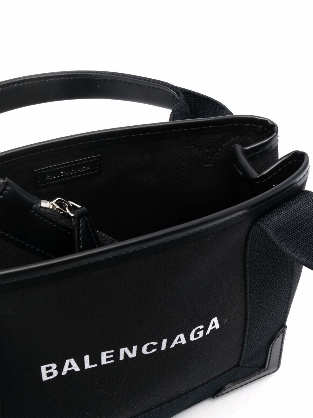 BALENCIAGA Mini Canvas Basket Handbag for Women
