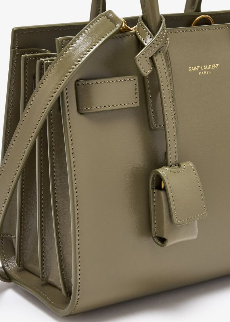 SAINT LAURENT Mini Smooth Leather Handbag