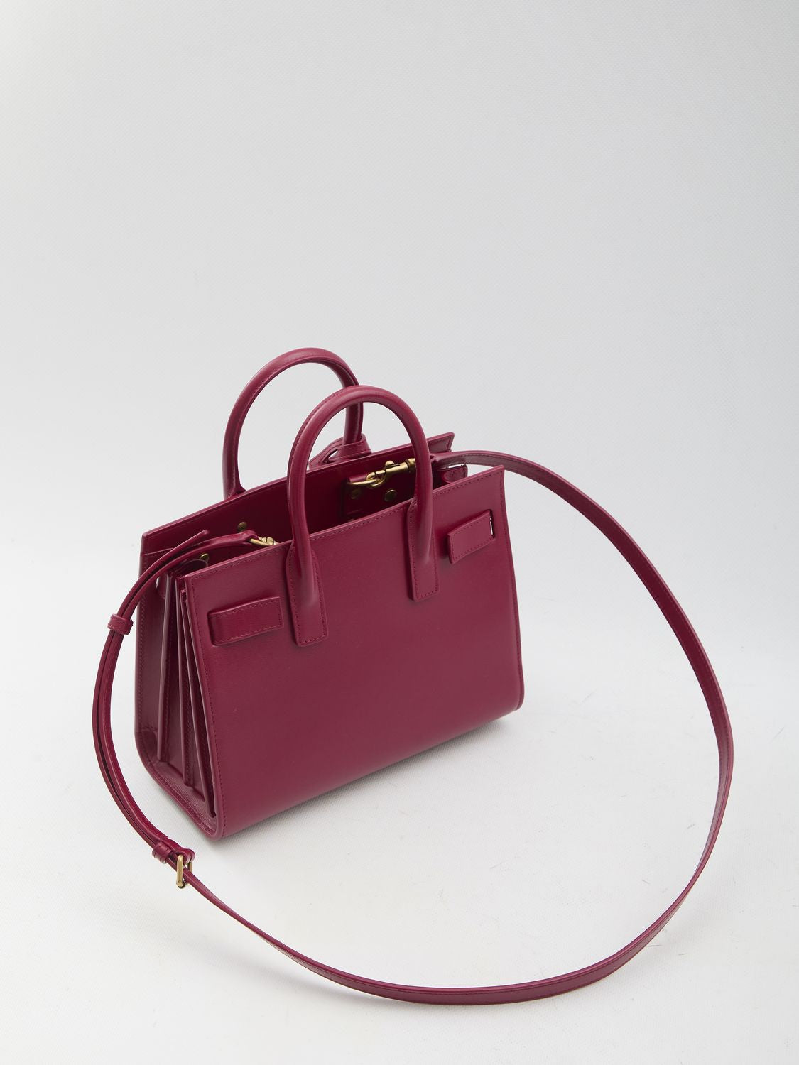 SAINT LAURENT Mini Sac of Jour Handbag - Dimensions: 22x17.5x11 cm