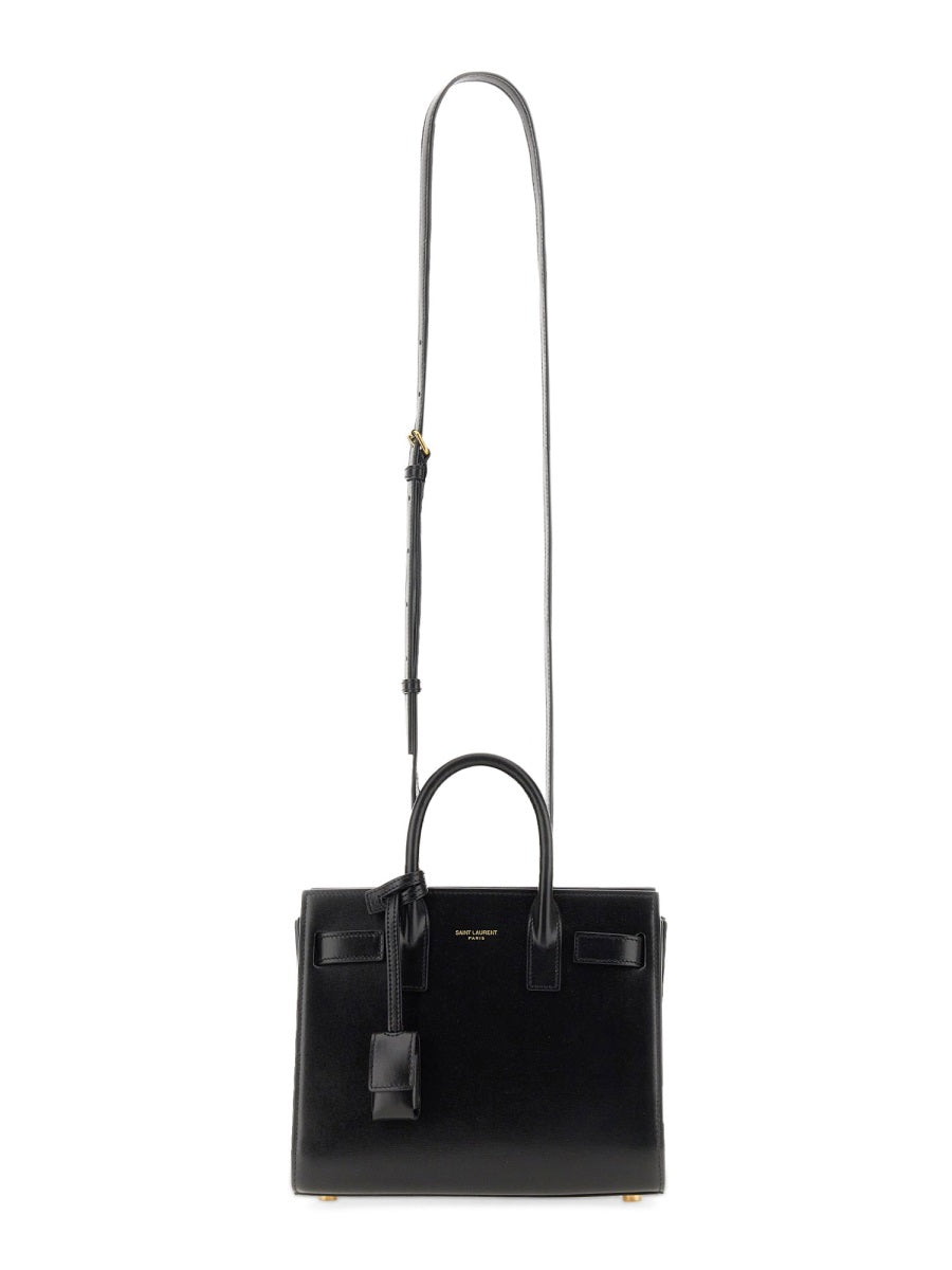 SAINT LAURENT Mini Leather Borsa Sac Of Jour