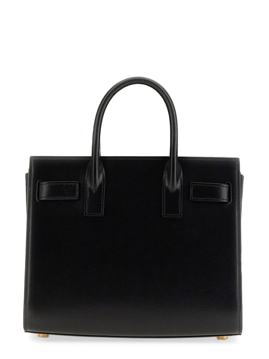 SAINT LAURENT Mini Leather Borsa Sac Of Jour