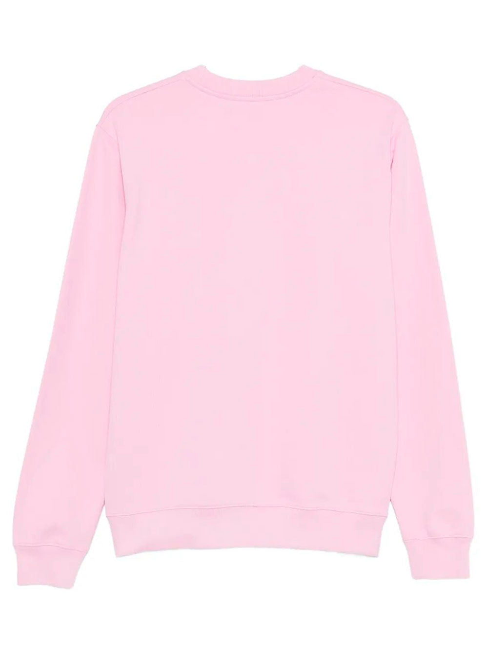 MSGM Logo Print Crewneck Cotton Sweatshirt - Men