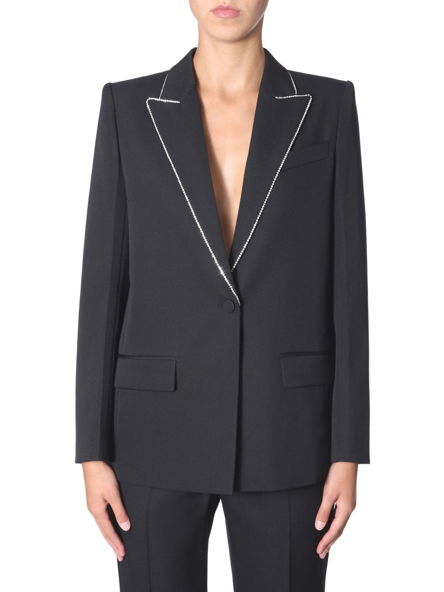 GIVENCHY Wool Blazer with Strass Details