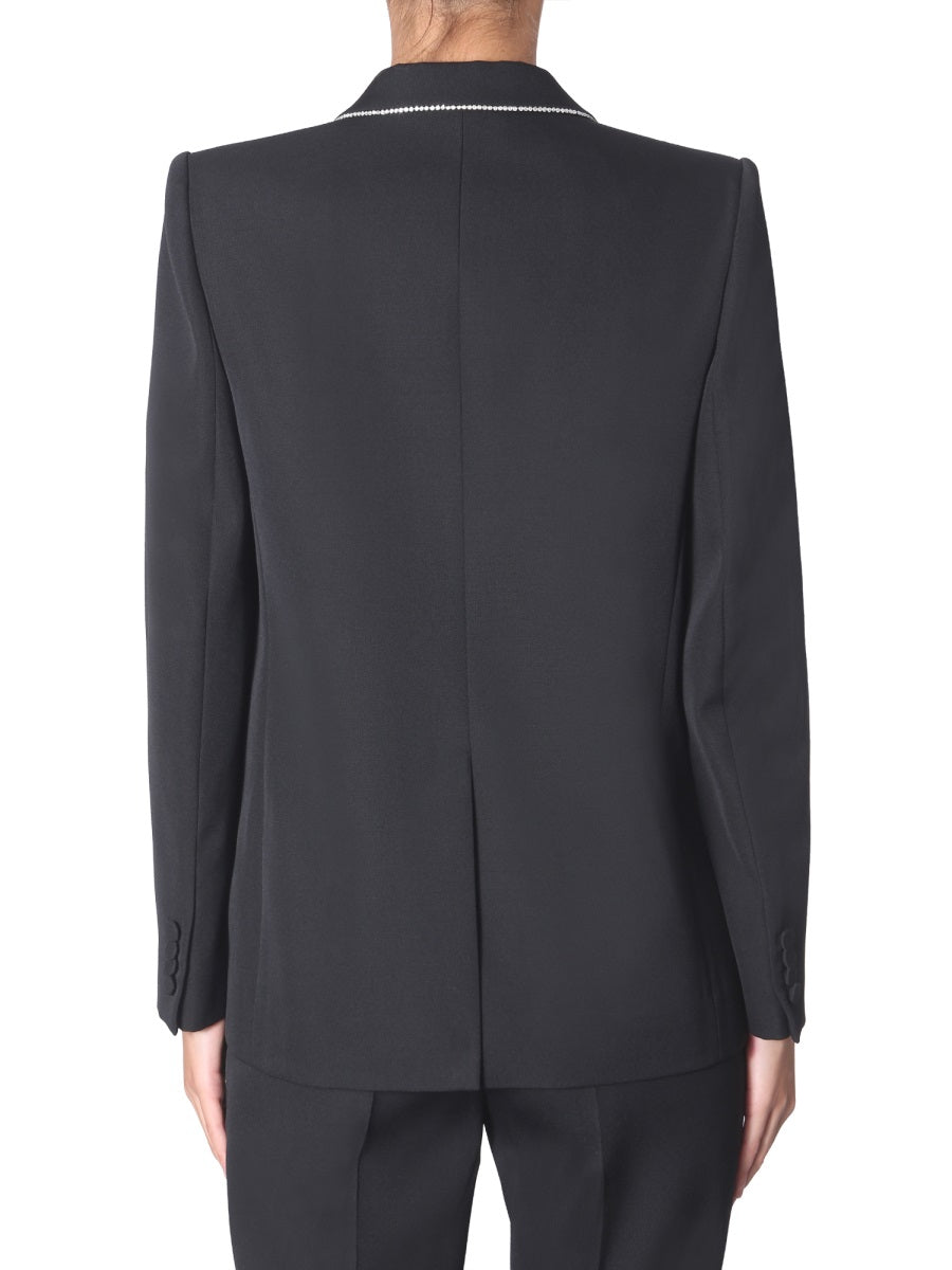 GIVENCHY Wool Blazer with Strass Details