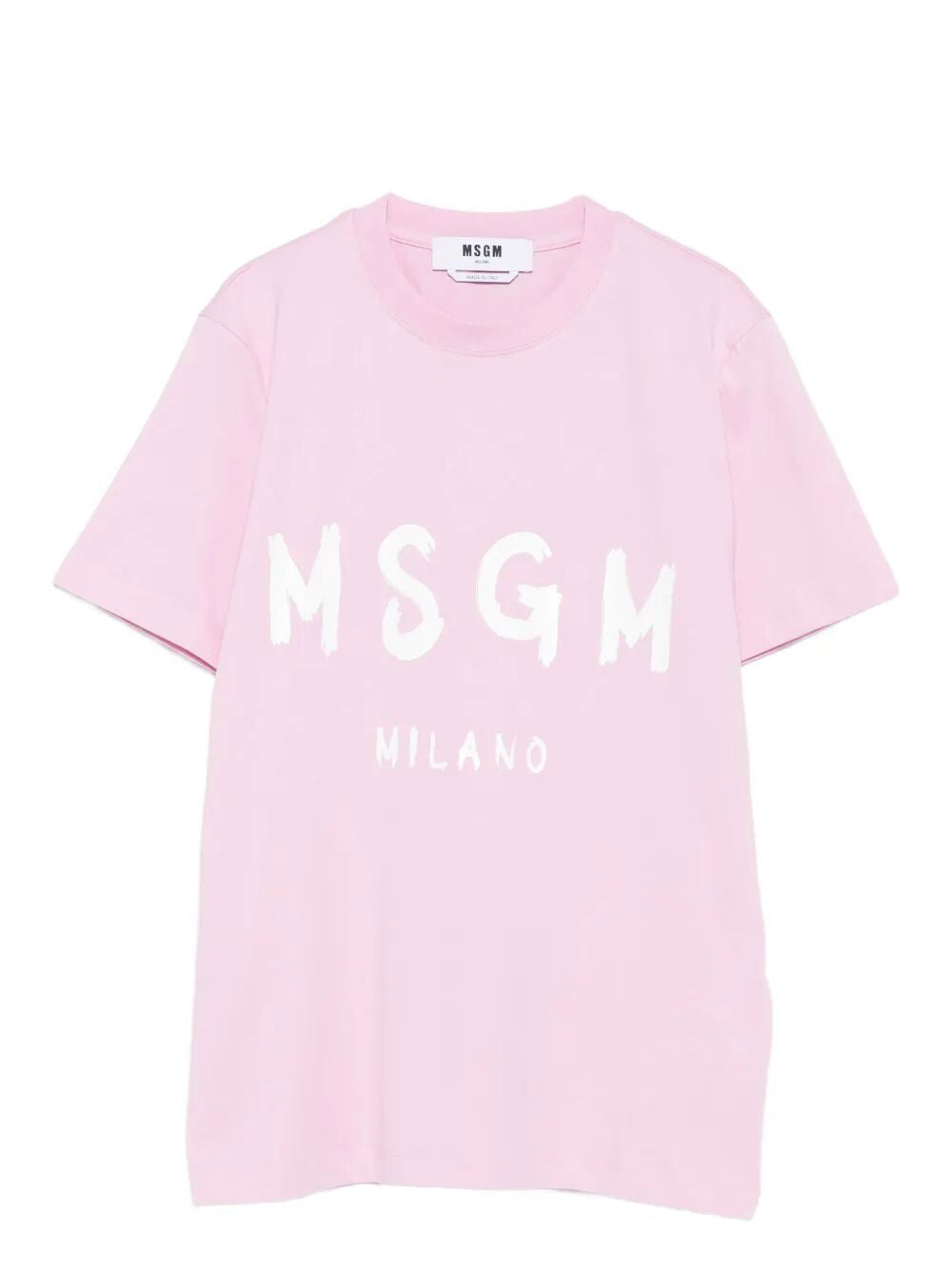 MSGM Logo Print Cotton T-Shirt - Women
