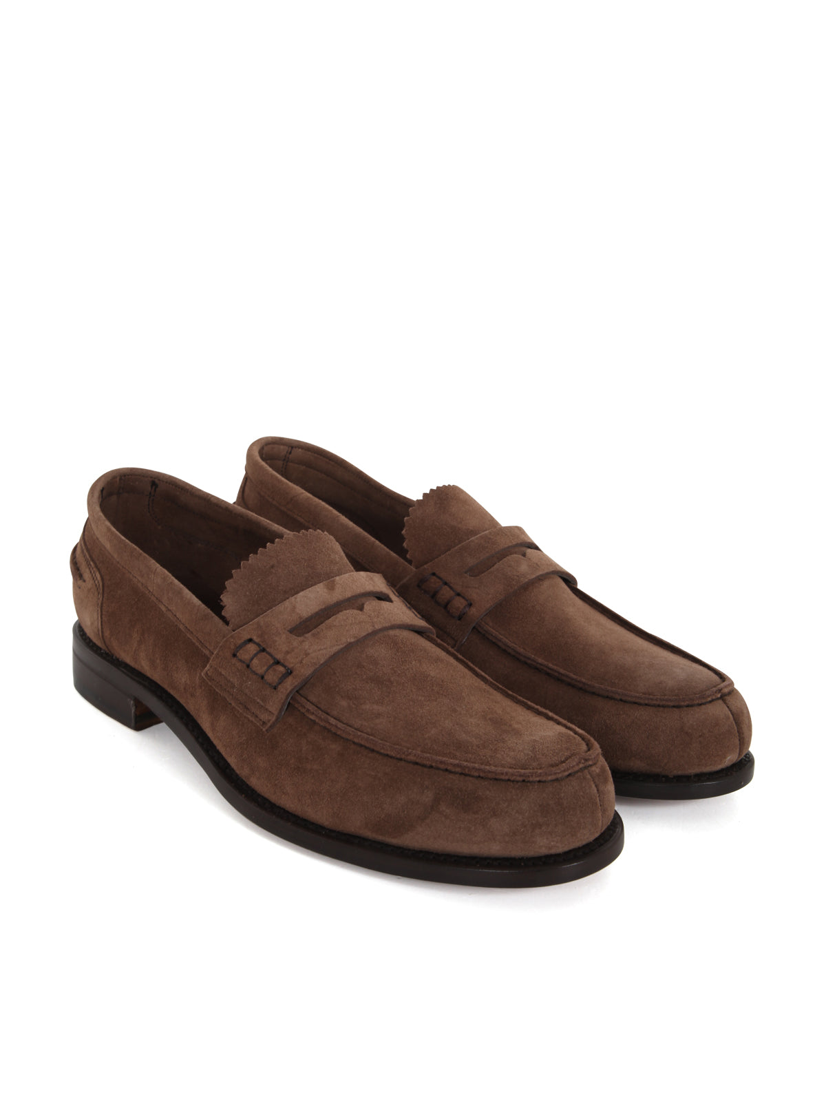 BERWICK Premium Reverse Kudu Loafers for Men