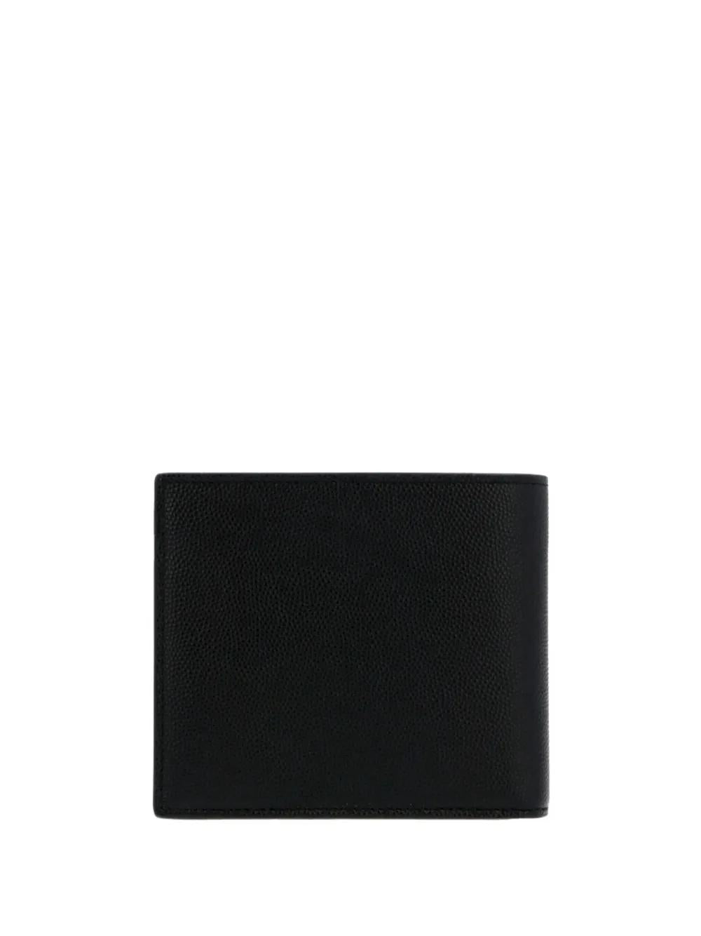 SAINT LAURENT Mini Bifold Wallet with Signature Embossing