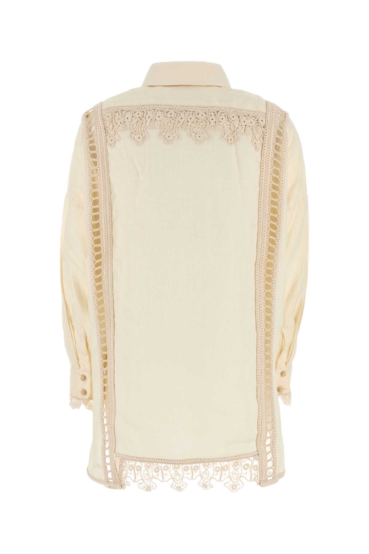 ZIMMERMANN Illuminate Trimmed Linen Shirt